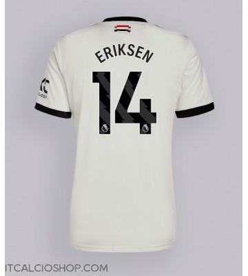 Manchester United Christian Eriksen #14 Terza Maglia 2024-25 Manica Corta